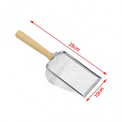 Cat Scoop Stainless Steel Fecal Spoon Durable Substrate Scoop Litter Scooper Style B