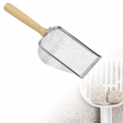 Cat Scoop Stainless Steel Fecal Spoon Durable Substrate Scoop Litter Scooper Style B