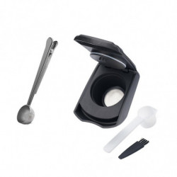 Reusable Coffee Adapter For Lumio Edg325 Machine Capsule Transfer Refillable With Clip Spoon