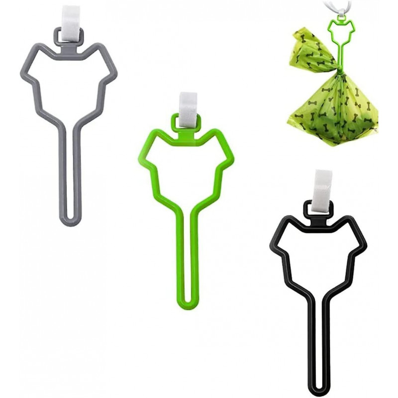3 Pcs Acsergery Gift Dog Poop Bag Holder Adjustable Waste Bag Poop Bag Dispen For Leash, H