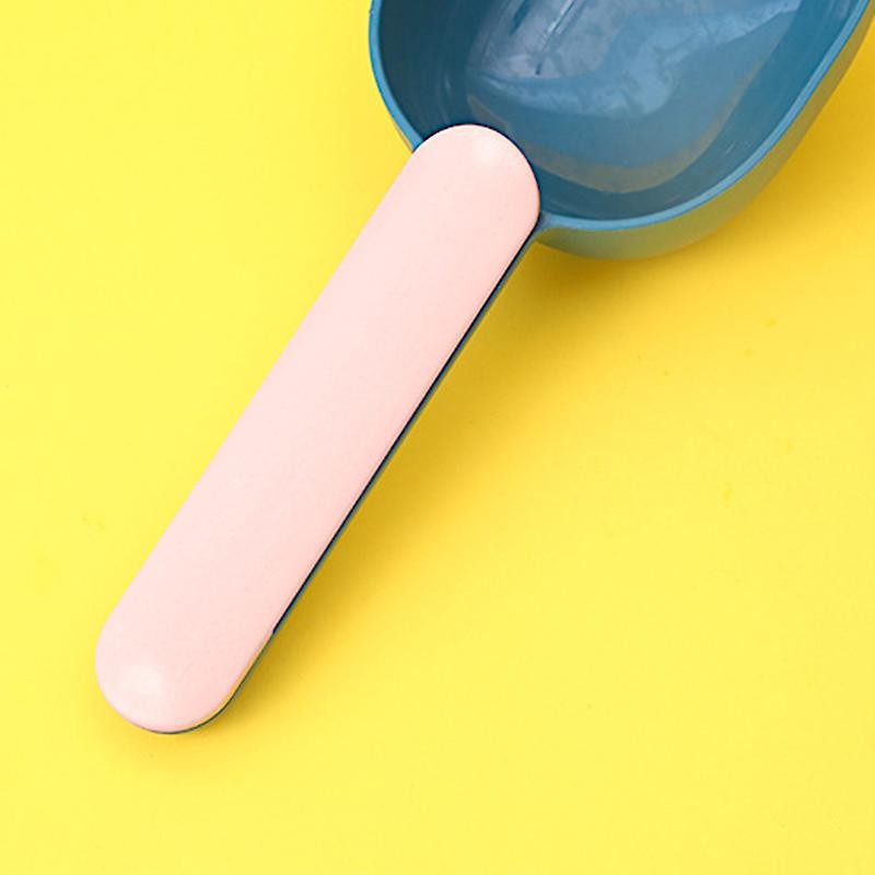 Pet Food Scoop Multifunctional Long Comfortable Handle Plastic Measuring Cup Pet Supplies for Dog