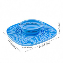 Foldable Pet Slows Feeder Bowls​ Multi-Purpose Dog Feeding Training Toy for Puppy Kittens