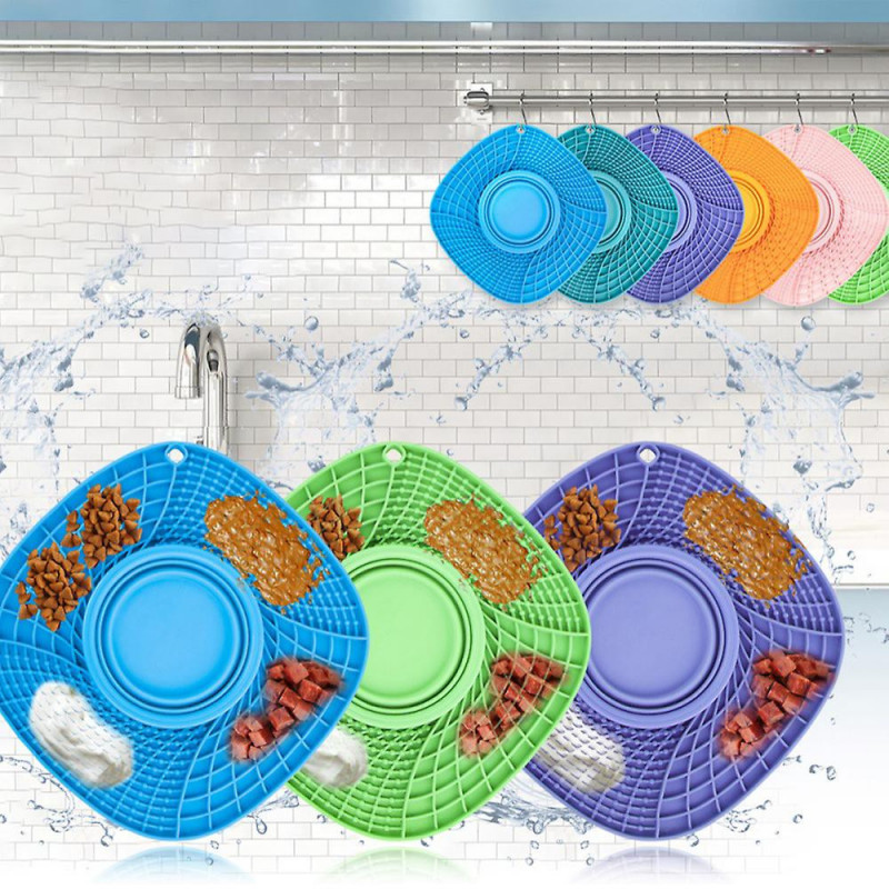 Foldable Pet Slows Feeder Bowls​ Multi-Purpose Dog Feeding Training Toy for Puppy Kittens