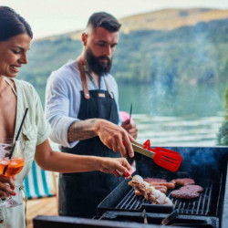 Silicone Food Clip Stainless Steel Food Clip Outdoor Barbecue Clip Steak Clip Bread Clip Scalding Barbecue Meat [...]