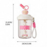 Stirring Cup Student White Collar Coffee Protein Powder Plastic Water Cup Cute Handheld Large Capacity Straw Cup [...]