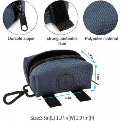 Dog Waste Bag Dispenser,acsergery Dog Poop Bag Holder Leash Attachment,acsergery