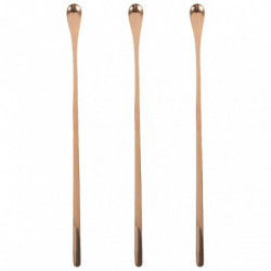 3Pcs Reptile Food Spoon Powder Fruit Mixing Stirring Food Feeding Spoon Long Handle Feeding Tool