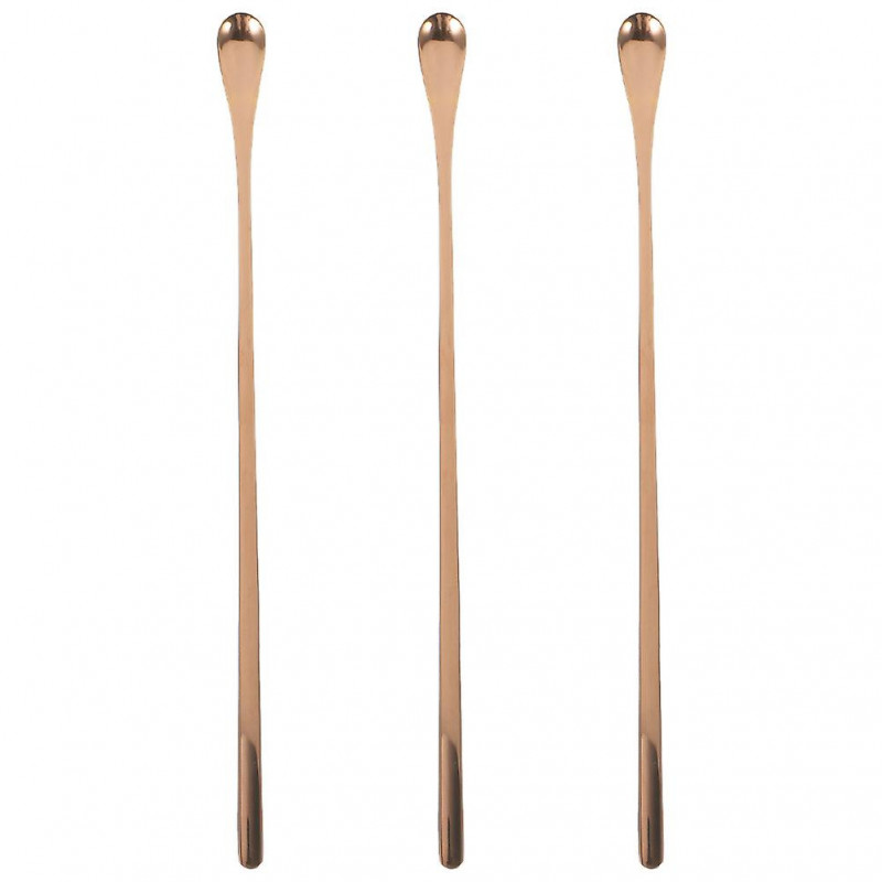 3Pcs Reptile Food Spoon Powder Fruit Mixing Stirring Food Feeding Spoon Long Handle Feeding Tool