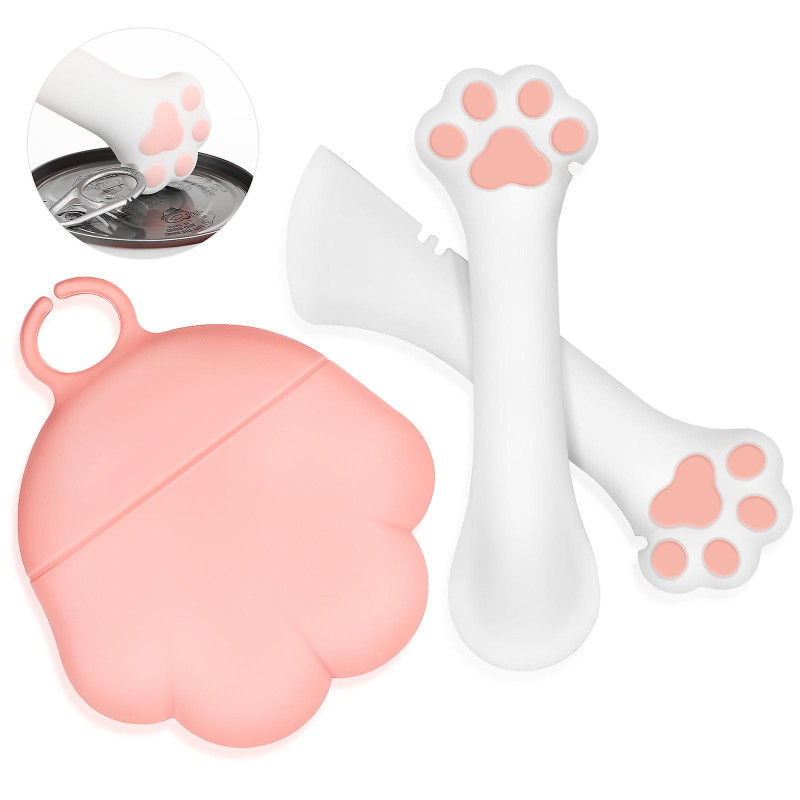 Silicone Ladle Cat Dog Can Lid Dog Cat Food Spoons Silicone Can Lids Covers Cat Dog Feeding Tool Cat Food Spoon