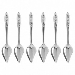 6 Pcs Stainless Steel Spoon Special Feeding Scoop Pet Food Supplies Metal Hand Scoop Parrot Feeding Spoon