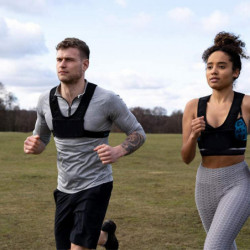 1 Pcs Training And Running Vest Chest Phone Holder, équipement d’entraînement réfléchissant - respirant, durable, léger