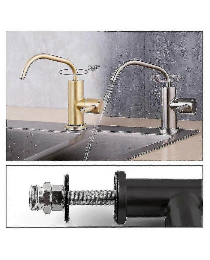 Robinet de filtre à eau potable direct de cuisine en acier inoxydable Robinet d’évier de filtre à eau d’osmose [...]