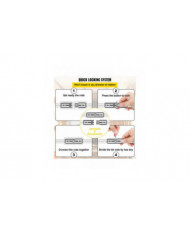 26FT / 8M Ramoneur Brosse Ramonage Kit de Ramonage Nylon 8 Tiges