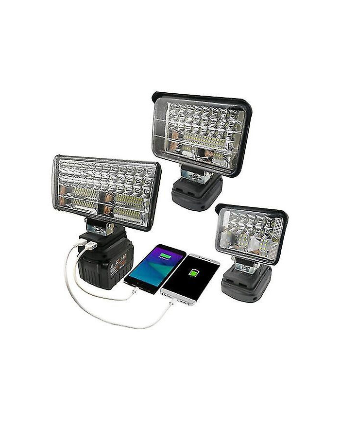 Led Work Lights lampe de poche pour Makita 18V Bl1840 Bl1850 Li-ion Batterie Spotlight