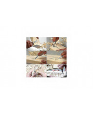 10pcs Acier au carbone Outils de sculpture sur bois Ensemble d’outils de sculpture en bois avec couteau à crochet [...]