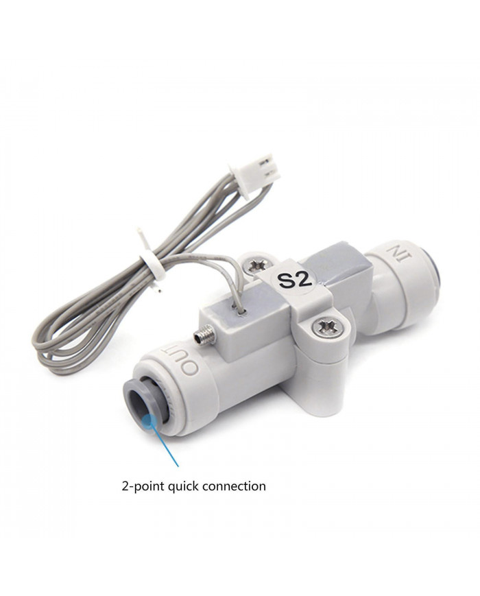 1/4 « Capteur de débit d’eau Débitmètre de débit de qualité alimentaire Compteur de fluide pour purificateur