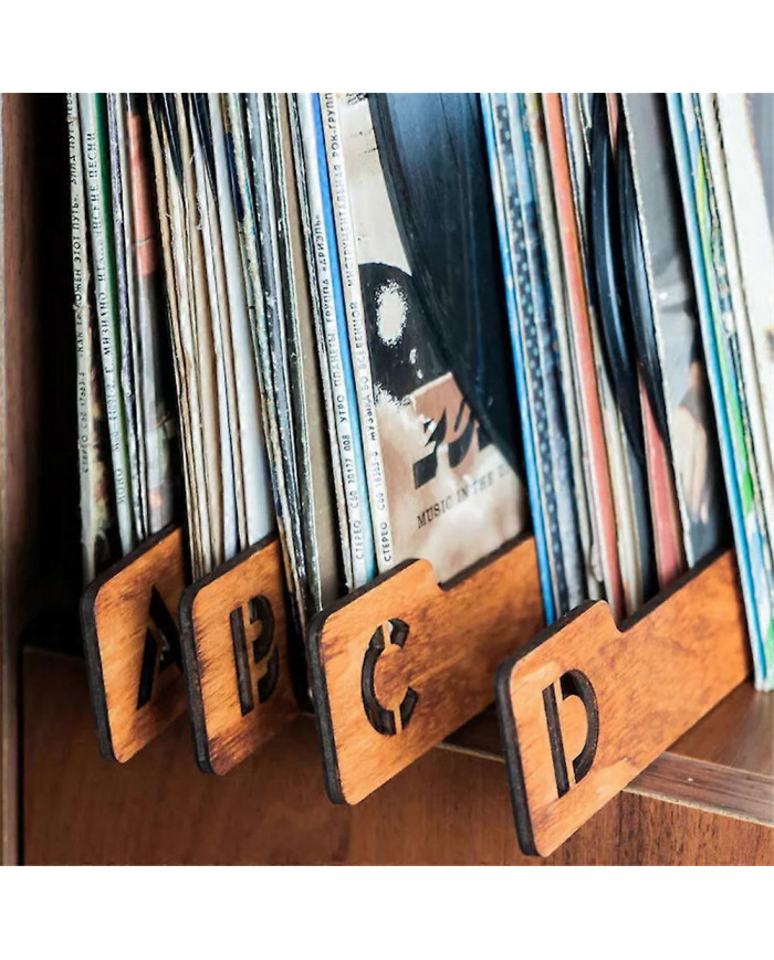 Séparateurs de disques vinyles, 26 séparateurs de stockage de disques vinyles alphabétiques A-Z