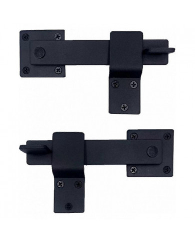 1 Pcs Heavy Duty 5.5 « Verrou de porte en fer forgé, Serrure à loquet à bascule en métal massif pour porte de [...]