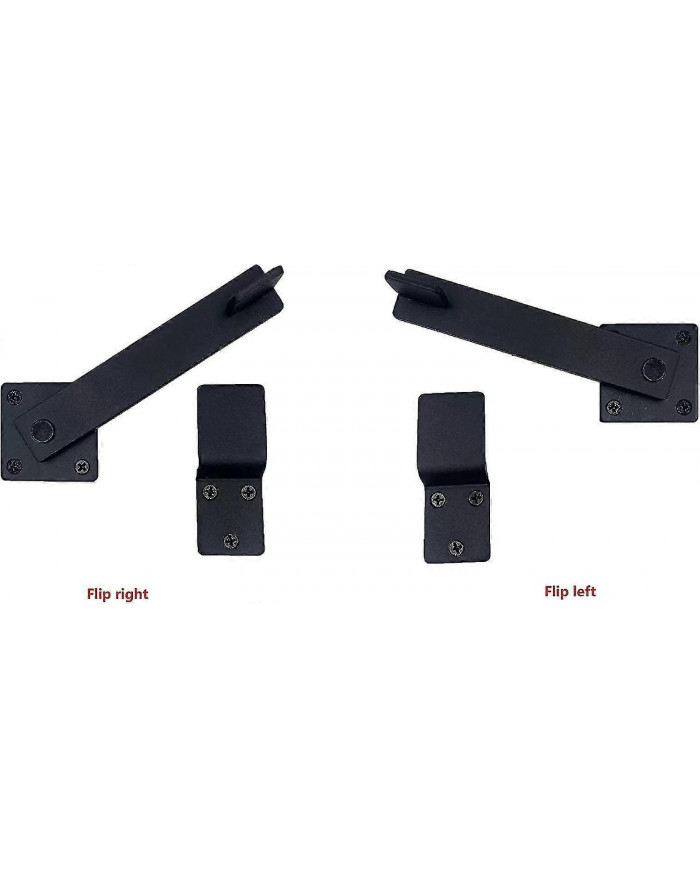 1 Pcs Heavy Duty 5.5 « Verrou de porte en fer forgé, Serrure à loquet à bascule en métal massif pour porte de [...]