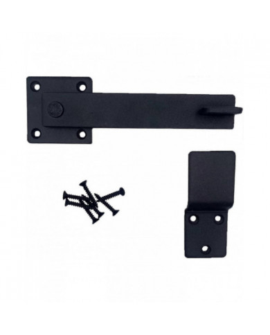 1 Pcs Heavy Duty 5.5 « Verrou de porte en fer forgé, Serrure à loquet à bascule en métal massif pour porte de [...]