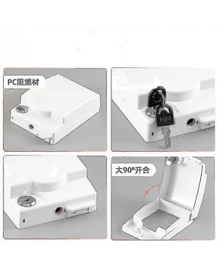 Couvercle de protection de prise Anti-électrique pour enfants Sécurité de bébé Anti-enfants Tirez la prise