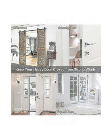 28kg magnétique fort magnétique porte de placard aimant 2 pièces en acier inoxydable magnétique poignées de porte [...]