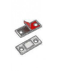 28kg magnétique fort magnétique porte de placard aimant 2 pièces en acier inoxydable magnétique poignées de porte [...]