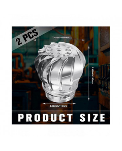 2 pcs 110mm non puissance ventilateur de toit éoliennes Ventilation de grenier Ventilation pour les maisons Usine [...]