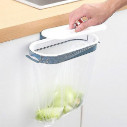 Support de sac à ordures avec support de sac de rangement de casier à couvercle