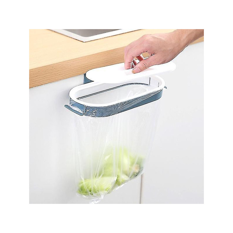 Support de sac à ordures avec support de sac de rangement de casier à couvercle