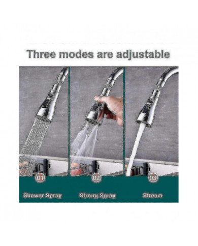 Tête de pulvérisation de robinet d’eau de robinet d’évier de cuisine - Buse de pulvérisateur de remplacement de 360