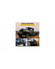 Treuil électrique 4500LB 12V Corde Synthétique Sans Fil Romote 4x4 Récupération ATV