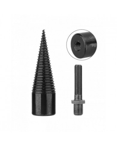 Foret de bois de chauffage industriel Cône en bois Tige hexagonale Fendeuse de bûches en bois Fendeuse à vis de [...]