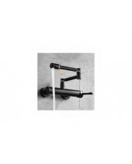 Robinet de cuisine mural, télescopique pliant