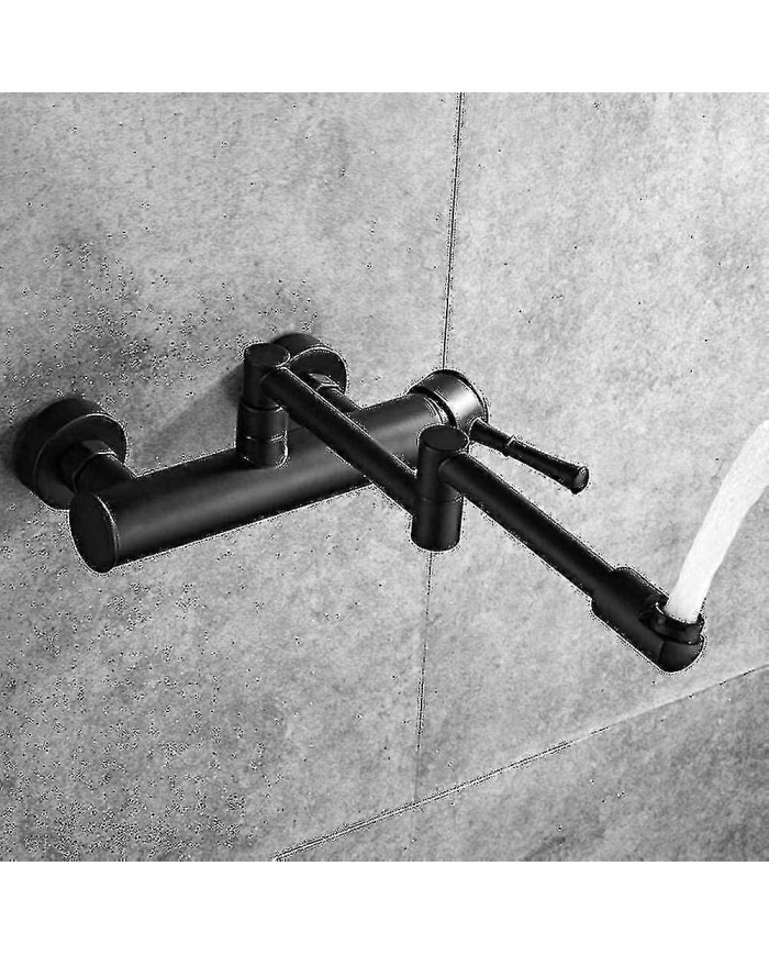 Robinet de cuisine mural, télescopique pliant