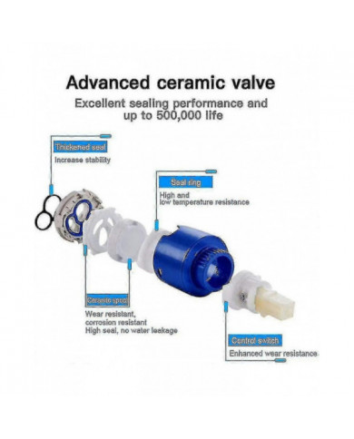 Robinet de cuisine mural, télescopique pliant