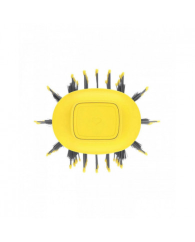 Le sèche-cheveux ovale Double Shot, léger, jaune cadeau pour la famille / ami