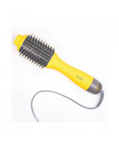 Le sèche-cheveux ovale Double Shot, léger, jaune cadeau pour la famille / ami