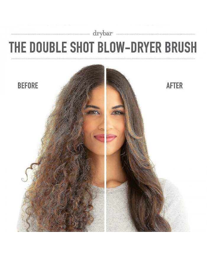 Le sèche-cheveux ovale Double Shot, léger, jaune cadeau pour la famille / ami