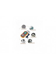 Jauge d’épaisseur ultrasonique GM100 1.2-225mm (acier) testeur numérique de compteur d’épaisseur ultrasonique LCD Gau