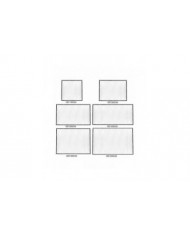 Transparent 3mx2.5m bâche imperméable à l’eau bâche toile de camping poly bâches couverture robuste