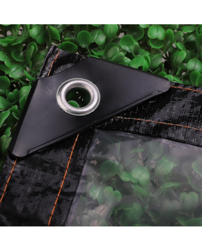 Transparent 3mx2.5m bâche imperméable à l’eau bâche toile de camping poly bâches couverture robuste