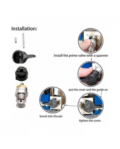 235014 Airless Prime Spray Valve Remplacement de la vanne de vidange pour Graco 390 395 490 495 595