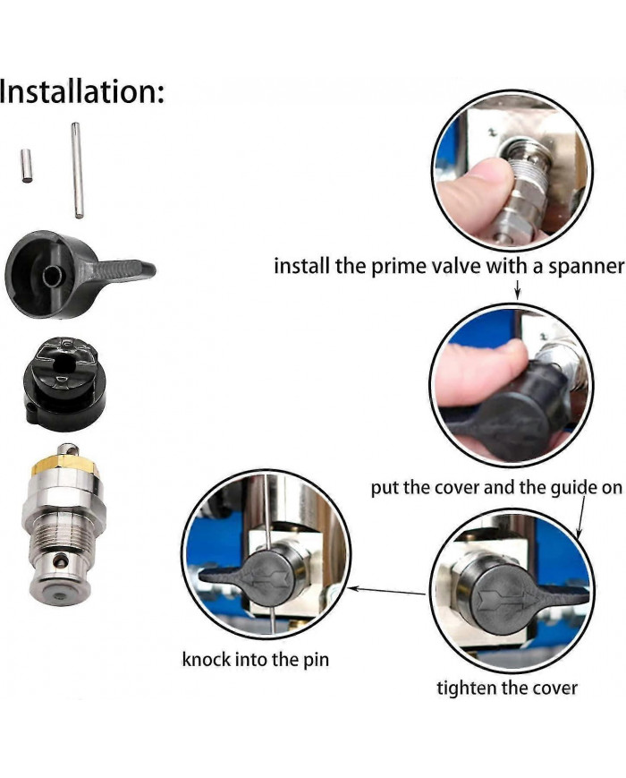 235014 Airless Prime Spray Valve Remplacement de la vanne de vidange pour Graco 390 395 490 495 595