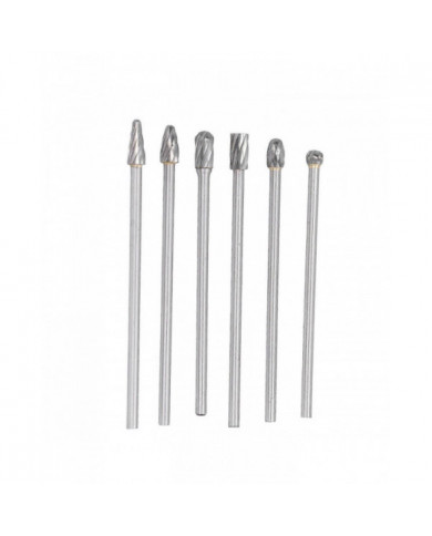 6pcs 85hra Cylinder Head Porting Kit Tungsten Carbide Burr Set Die Grinder Bits