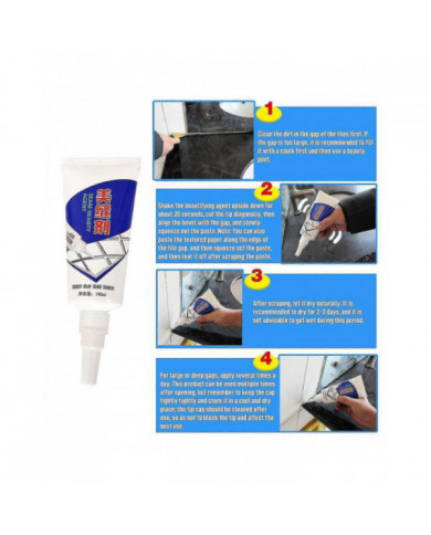 Remplisseur de coulis imperméable pour la réparation de carreaux, scellant pour joints de carrelage anti- [...]