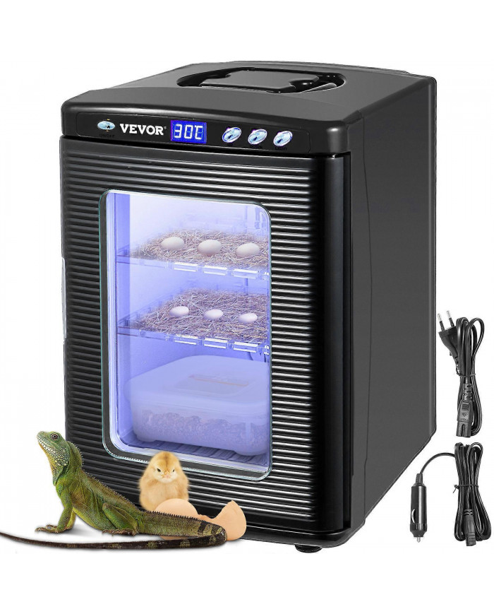 Incubateur d’oeufs de reptile tortue lézard serpent amphibien couveuse d’élevage 25L