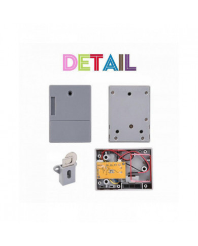 Serrure d’armoire électronique invisible, serrure cachée, serrure Rfid de bricolage pour armoire en bois Tiroir [...]