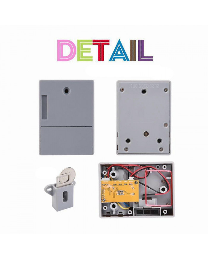 Serrure d’armoire électronique invisible, serrure cachée, serrure Rfid de bricolage pour armoire en bois Tiroir [...]