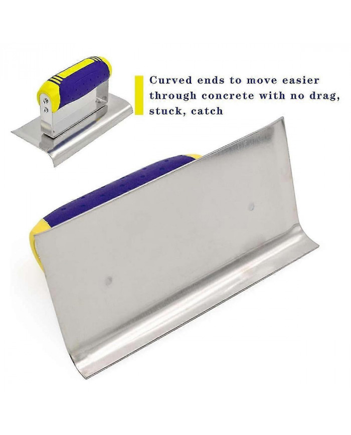 Truelle en acier inoxydable Ensemble d’outils de déligneuse et de rainurage en béton Kit de finition de ciment en [...]
